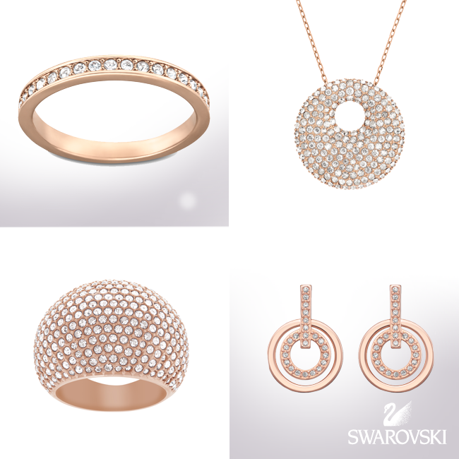 swarovski rose gold crown jewellery sydney