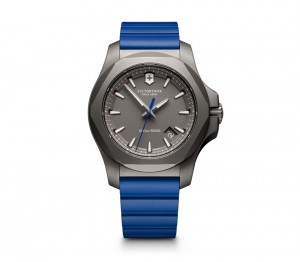 VICTORINOX INOX TITANIUM BLUE CROWN JEWELLERY 