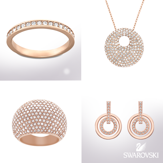 Swarovski Rose Gold | Crown Jewellery